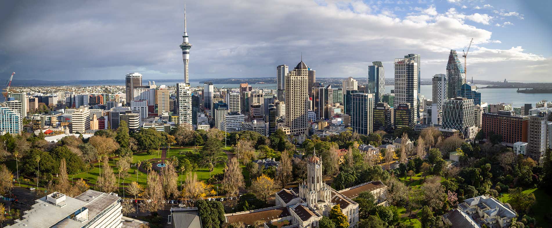 Auckland City Skyline